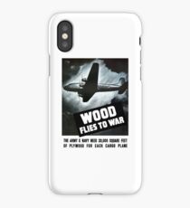 Wood Flies To War -- WW2 iPhone Case