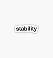 stability Sticker