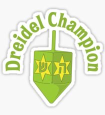 Dreidel Champion Sticker