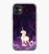 Unicorn in a Lilac Wood iPhone Case
