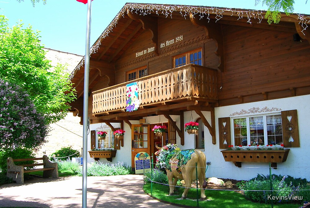 "Maple Leaf Cheese and Chocolate Haus, New Glarus, Wisconsin" by