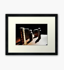 lighter of the shadows Framed Print