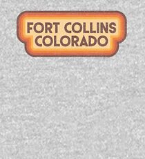 70s Style Fort Collins Colorado Kids Pullover Hoodie
