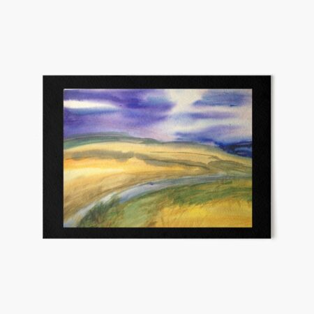 Golden Fields Art Board Print