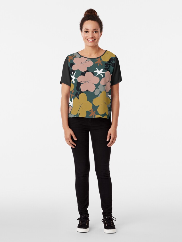 Alternative Ansicht von Oktober Garten Chiffon Top
