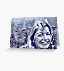Twin Peaks Classic - Laura Palmer (Painting) Greeting Card
