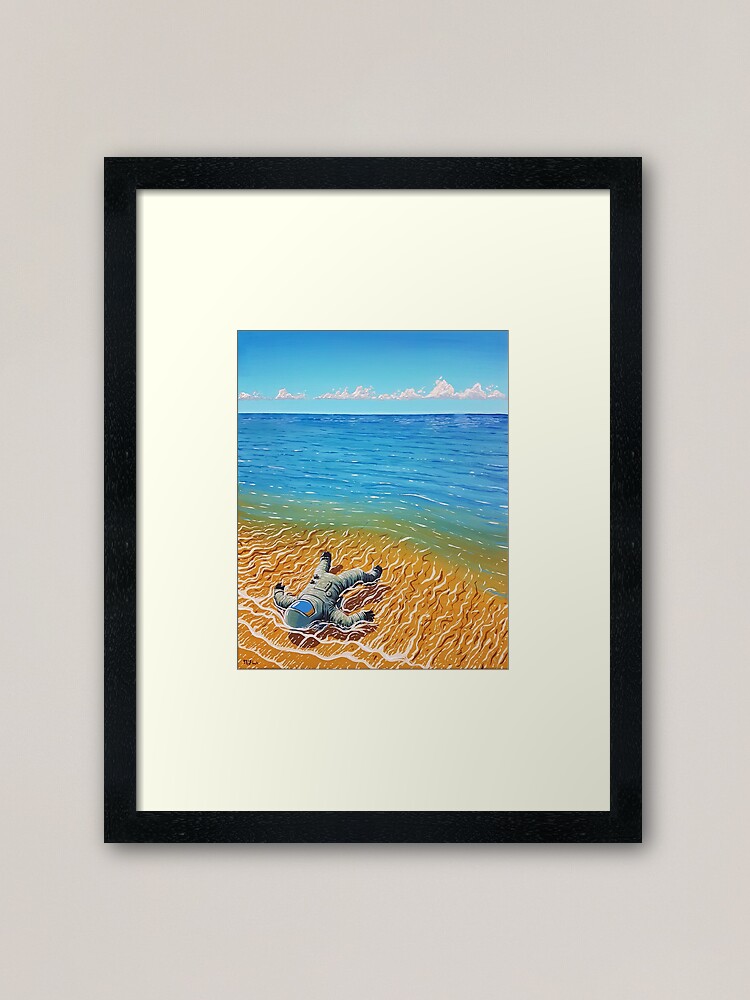 Alternate view of Washed Up Framed Art Print