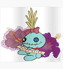 Stay Weird with Scrump Poster