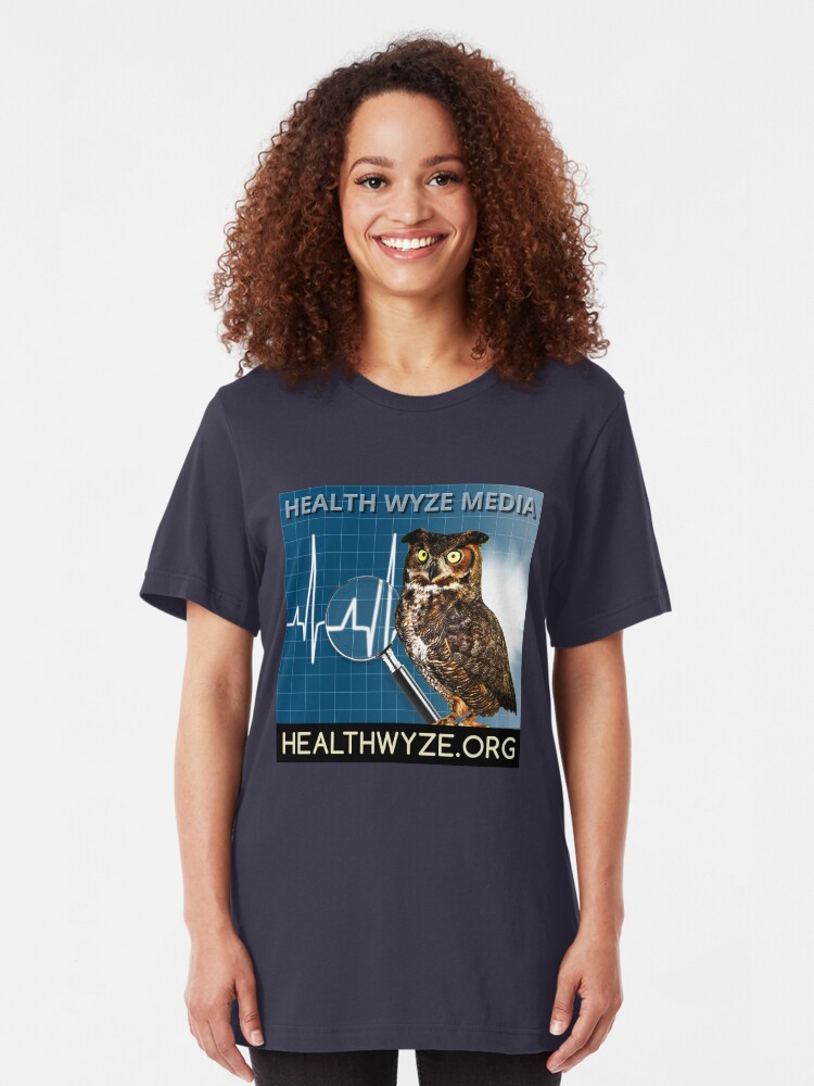 Alternate view of Health Wyze Media Slim Fit T-Shirt