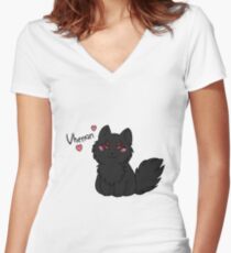The Dread Wolf Loves You Women's Fitted V-Neck T-Shirt