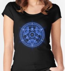 Human Transmutation Circle Women's Fitted Scoop T-Shirt
