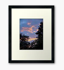 Suburban Sunset Framed Print