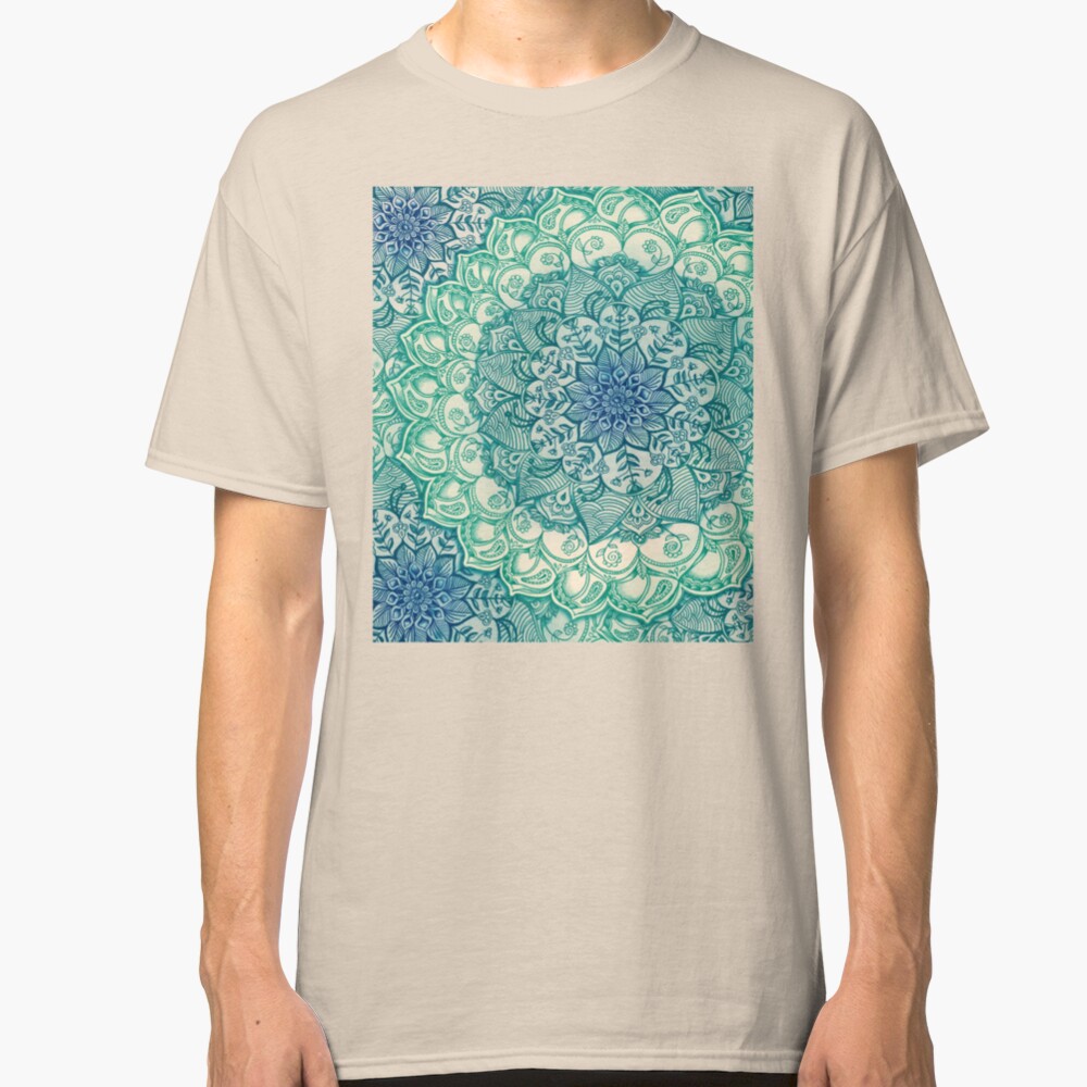 Emerald Doodle Classic T-Shirt