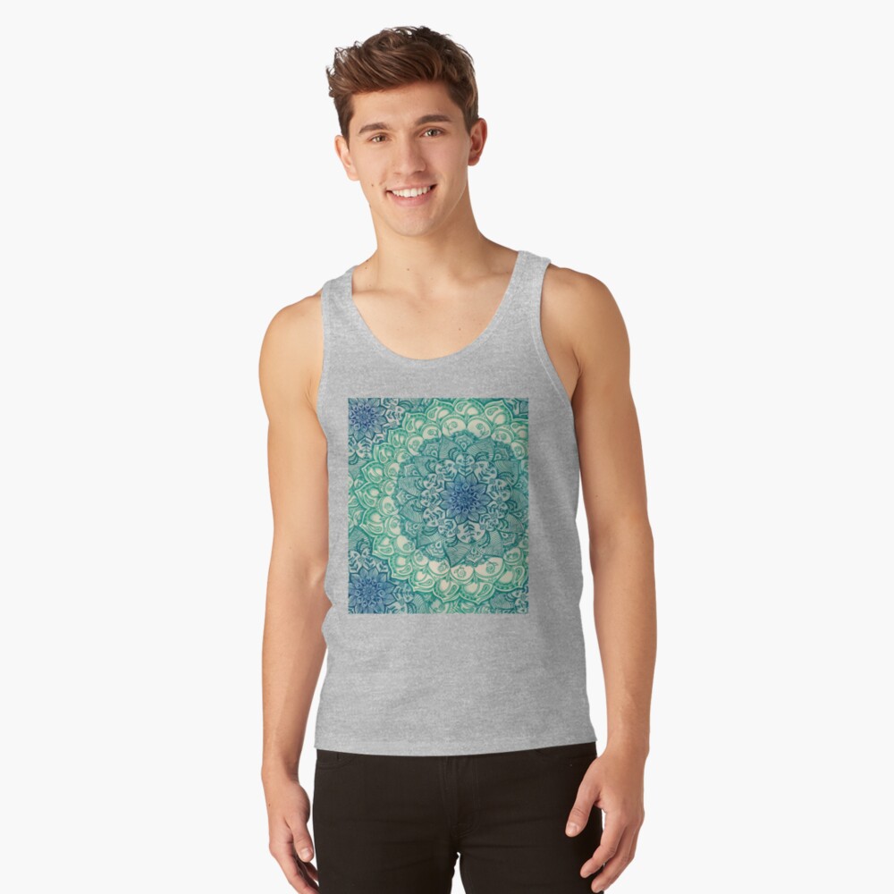 Emerald Doodle Tank Top