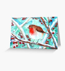 Robin Redbreast Greeting Card