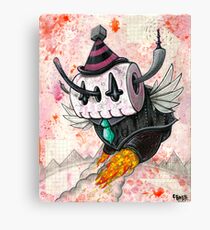 Skully Bot Canvas Print