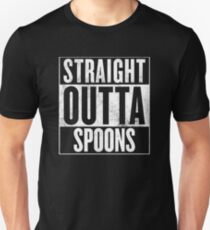 Straight Outta Spoons Slim Fit T-Shirt