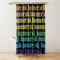 Rainbow Ok Boomer Shower Curtains Redbubble