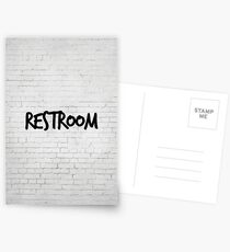 Restroom Postcards
