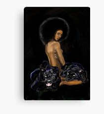 SOUL SISTA BLACK VELVET ! Canvas Print