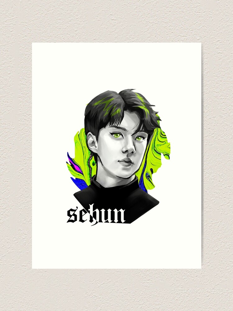 Vista alternativa de Lámina artística Sehun electric kiss