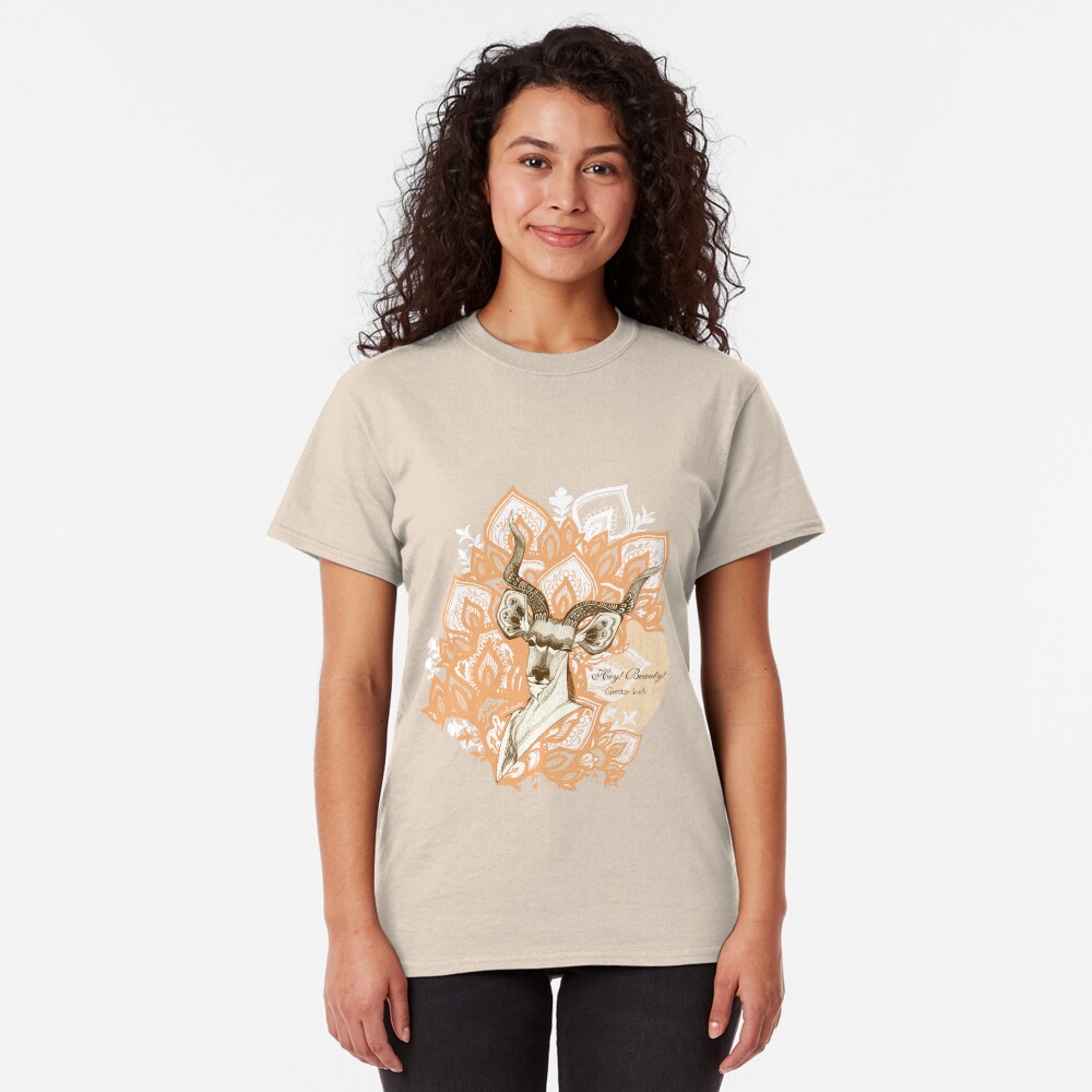 Hey! Beauty! - Greater Kudu - yellow Classic T-Shirt
