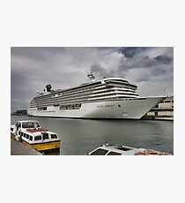Crystal Serenity Cruise Liner Photographic Print