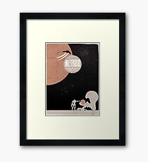 Minimalist Video Games: Metroid Framed Print