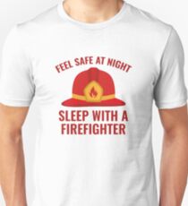 Sleep With A Firefighter Unisex T-Shirt