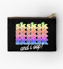 Save the Turtles And I OOP Funny Meme SkSkSk Aesthetic Zipper Pouch