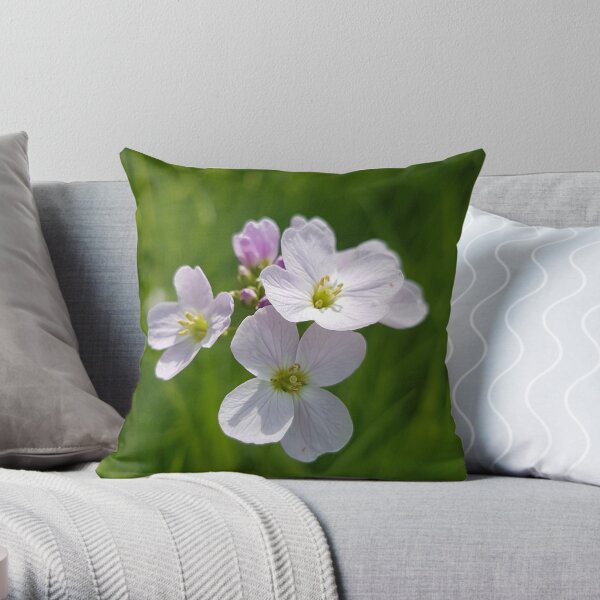 Cuckoo Flower Throw Pillow