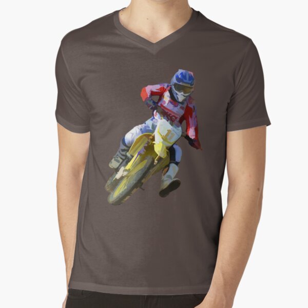 Motocross V-Neck T-Shirt