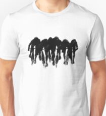SPRINT FINISH cyclist silhouette print Unisex T-Shirt