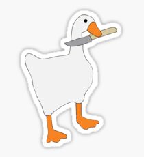 untitled goose game sticker Sticker