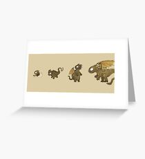 Dragon metamorphosis Greeting Card