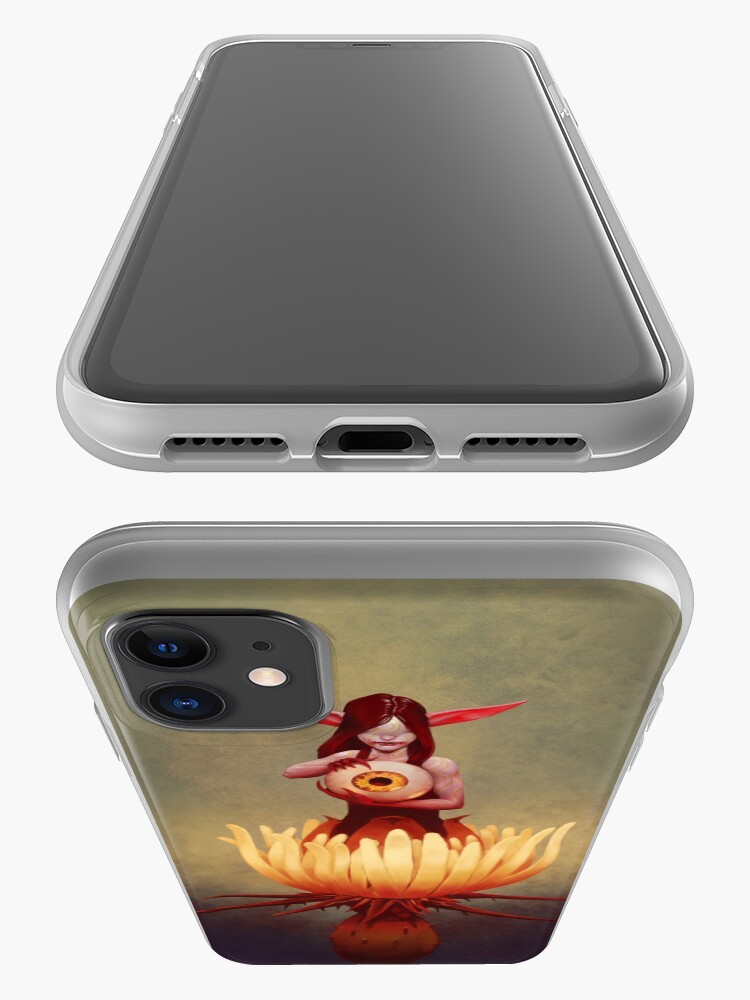 Alternate view of Thistle Fairy | Digital Illustration iPhone Case & Cover