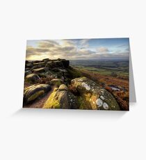 Baslow Edge Derbyshire Greeting Card