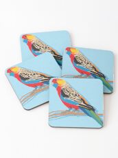 Rosella Bird Coasters