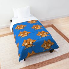 Orange Gold Fish Comforter