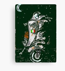 Vespa Scooter Canvas Print