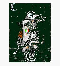 Vespa Scooter Photographic Print