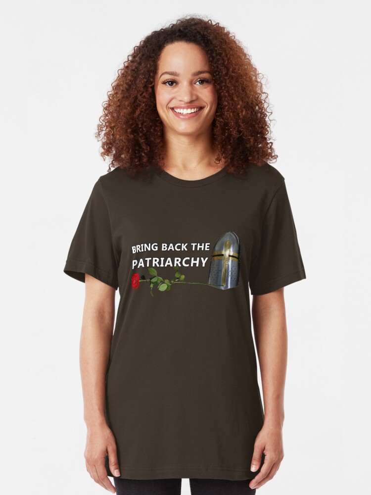 Alternate view of Bring Back the Patriarchy Slim Fit T-Shirt