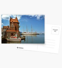 MVP64 Stralsund Harbour & Gorch Fock l, Germany. Postcards