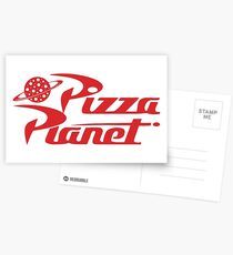 Pizza Planet shirt – Toy Story, Woody, Buzz Postcards