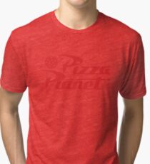 Pizza Planet shirt – Toy Story, Woody, Buzz Tri-blend T-Shirt