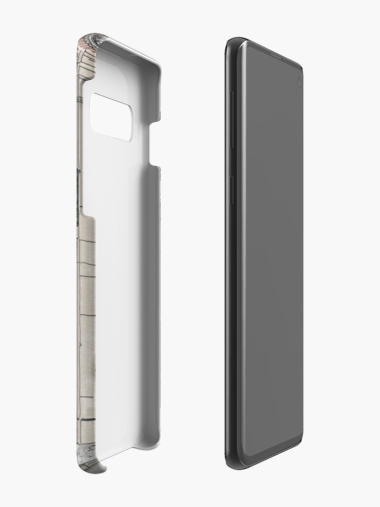 Alternate view of Lisbon street scene illustration Case & Skin for Samsung Galaxy