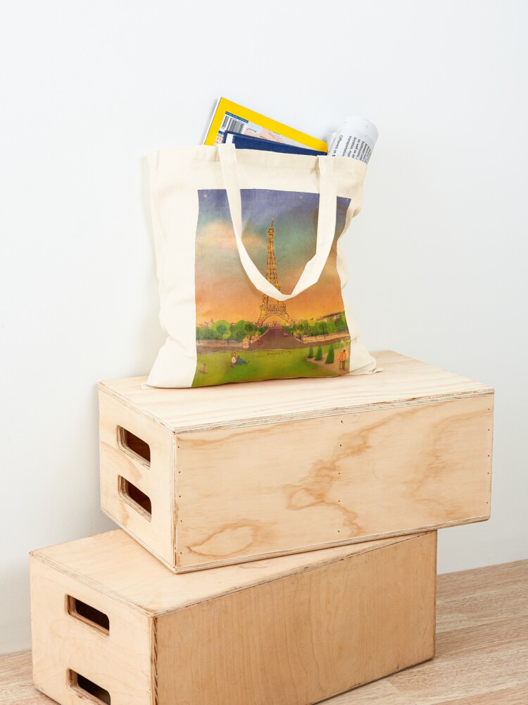 Alternate view of Eiffel Tower, Paris, France Tote Bag