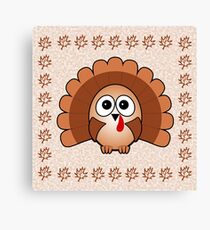 Little Cute Turkey Canvas Print