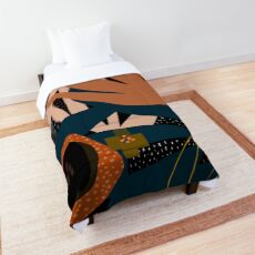 Evening meadow Comforter