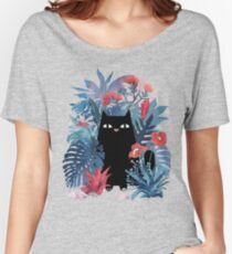 Camiseta ancha para mujer Popoki